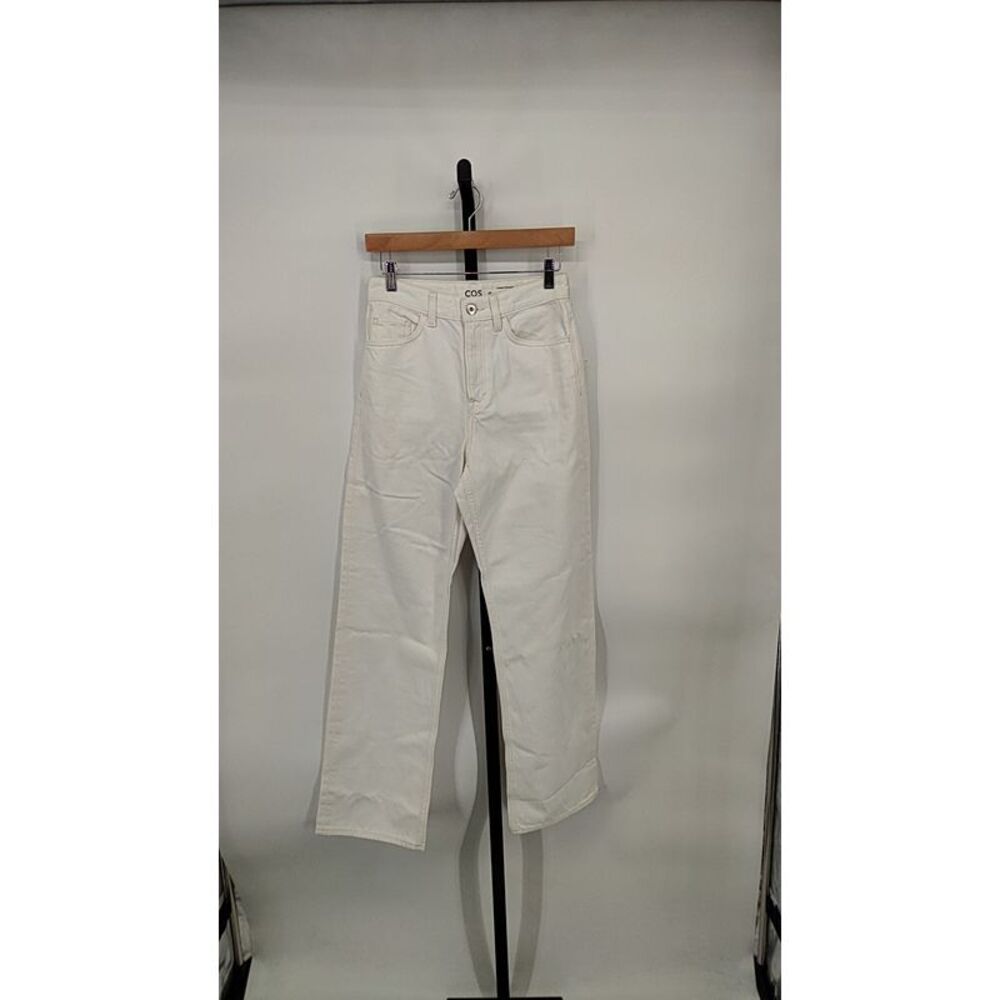 COS White Straight-Leg Jeans